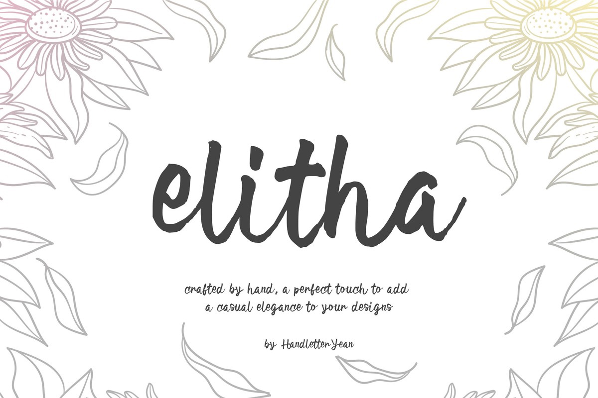 Elitha Font preview