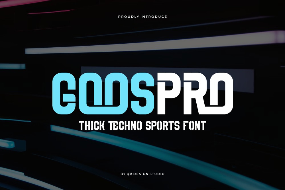 Goospro Font preview