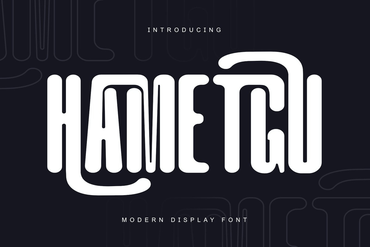 Hametgu Font preview