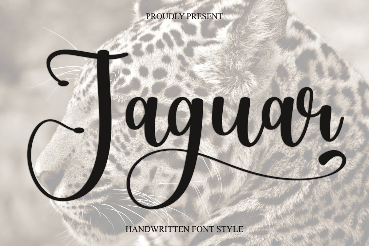 Jaguar Font preview