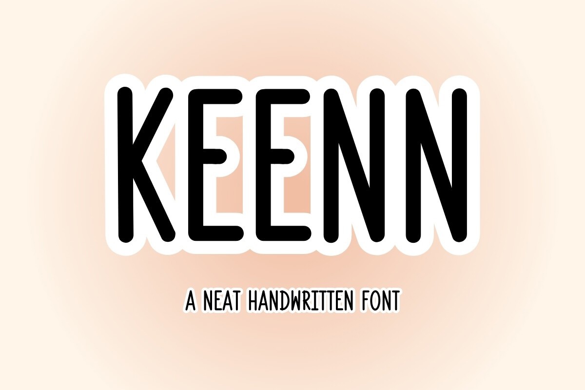 Keenn Font preview