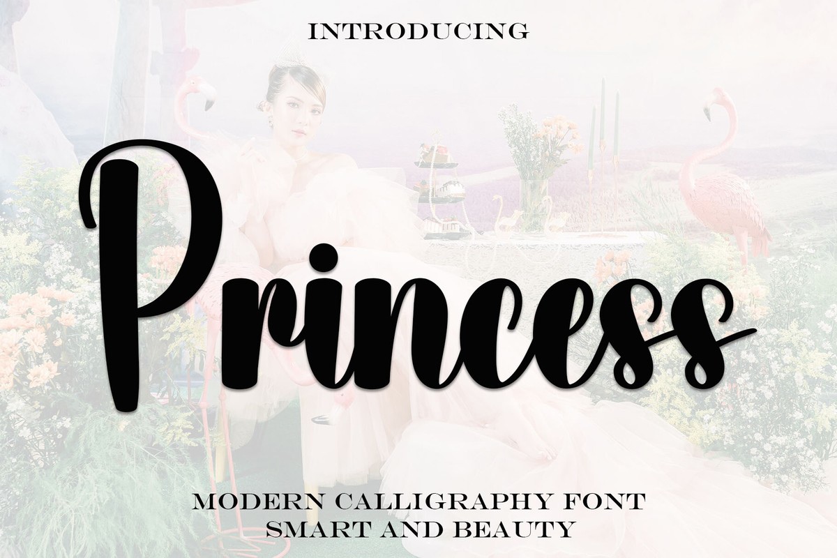 Princess Font preview