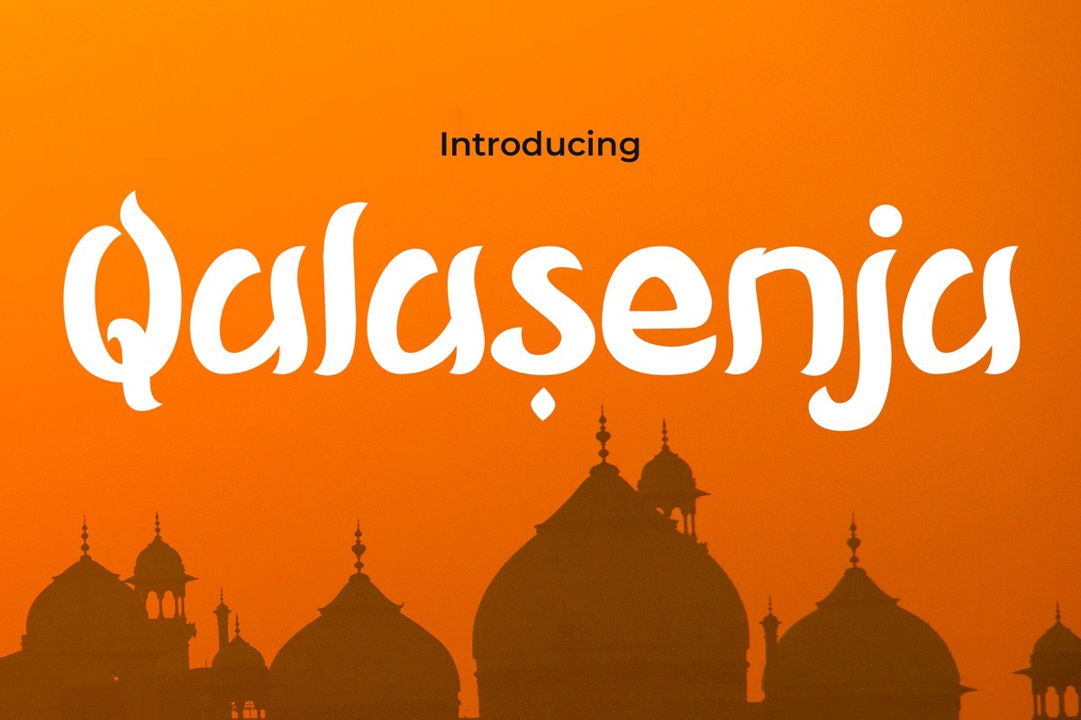 Qalasenja Regular Font preview