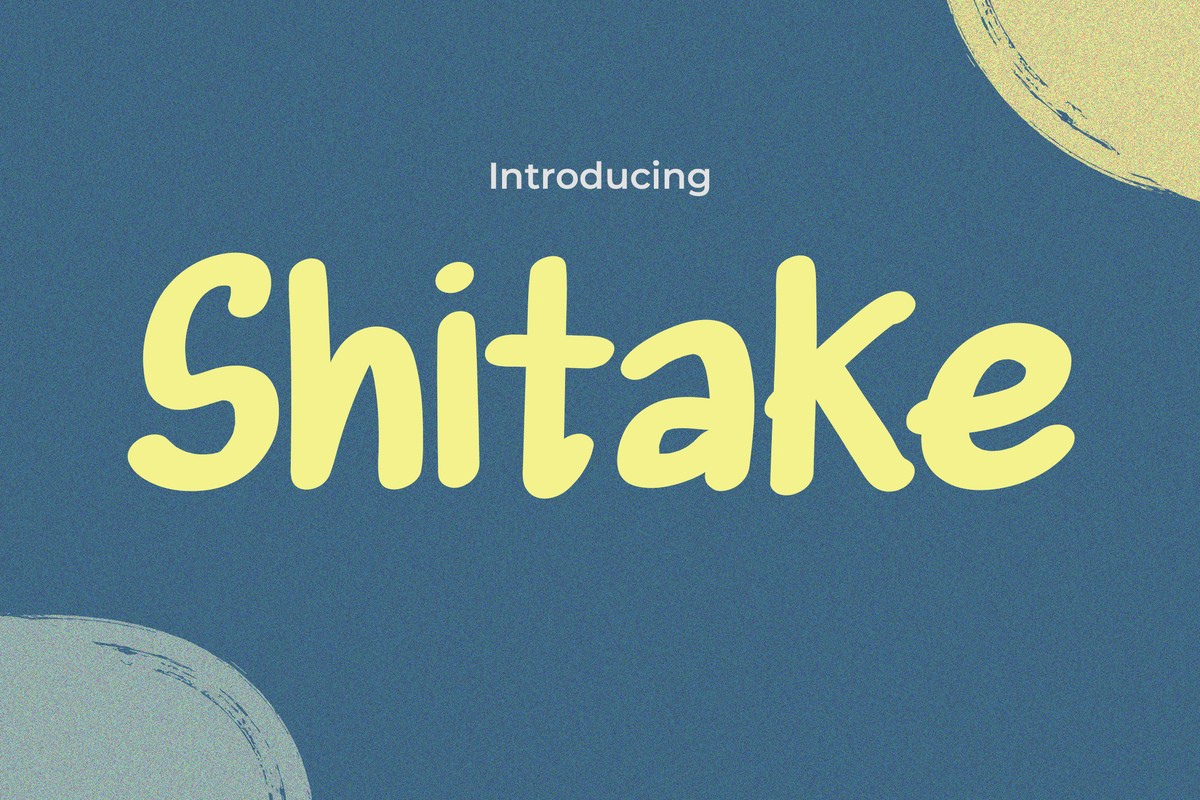 Shitake Regular Font preview