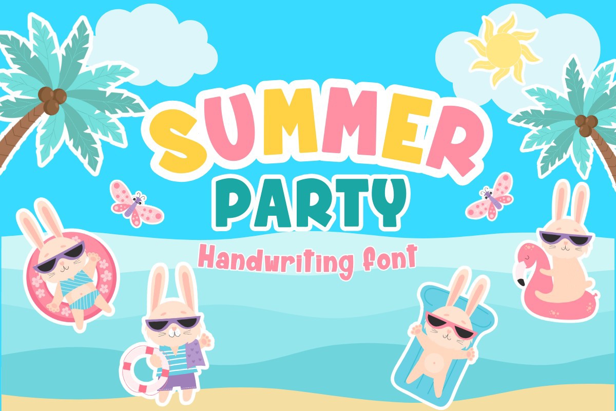 Summer Party Font preview