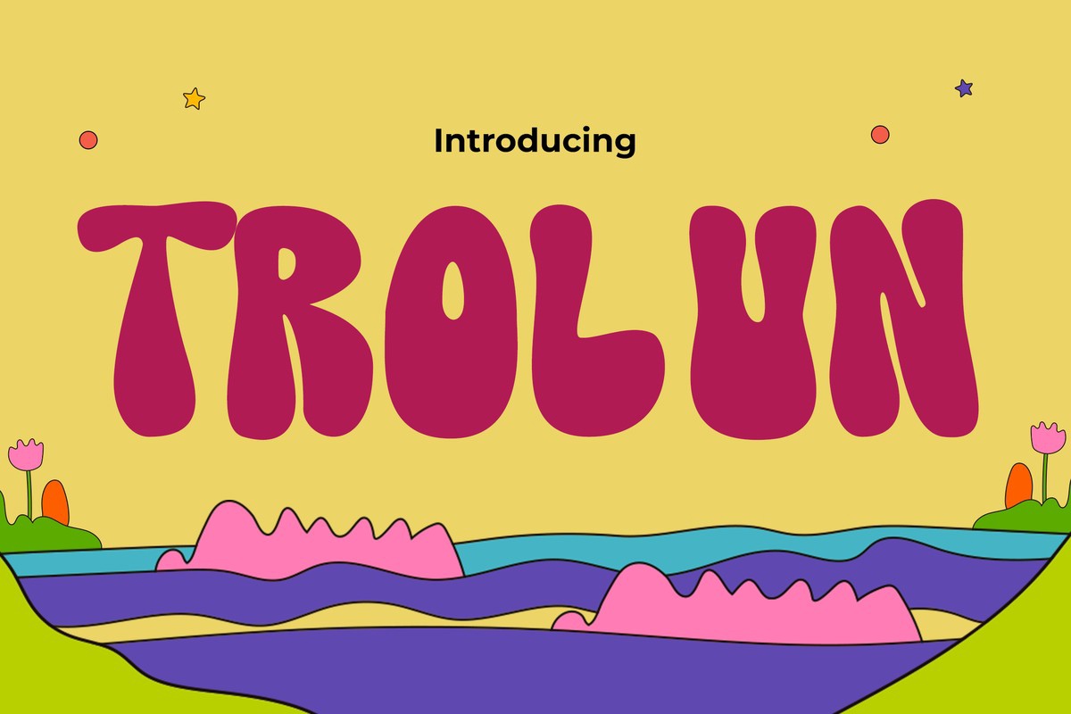 Trolun Font preview