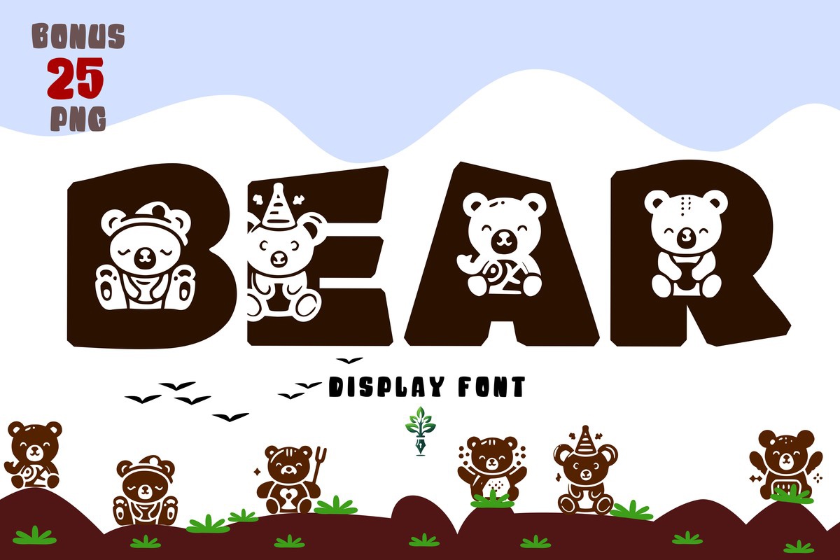 Bear Regular Font preview