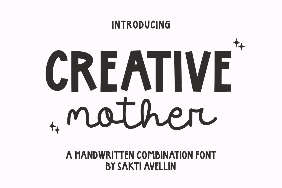 Creative Mother Font preview