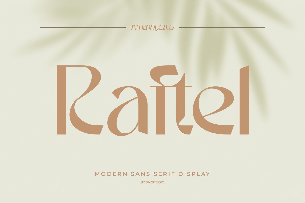 Raftel Font preview