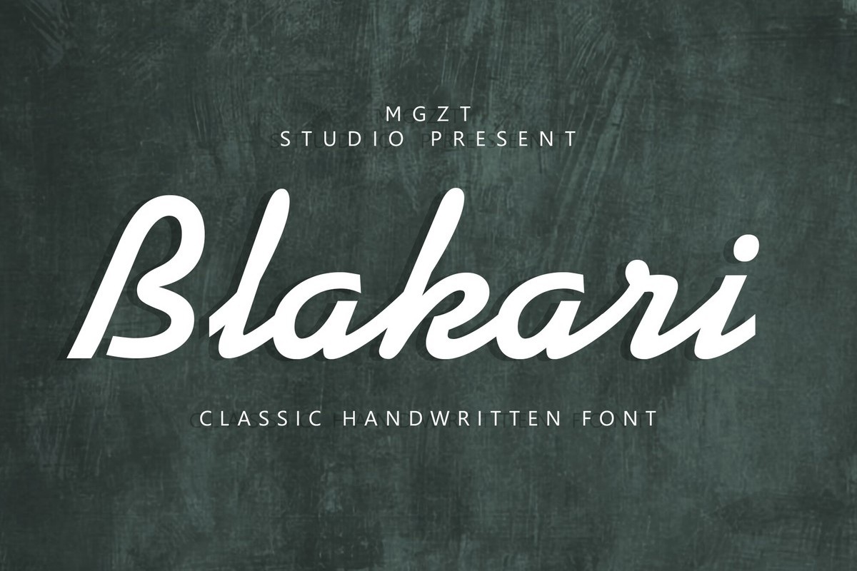 Blakari Font preview