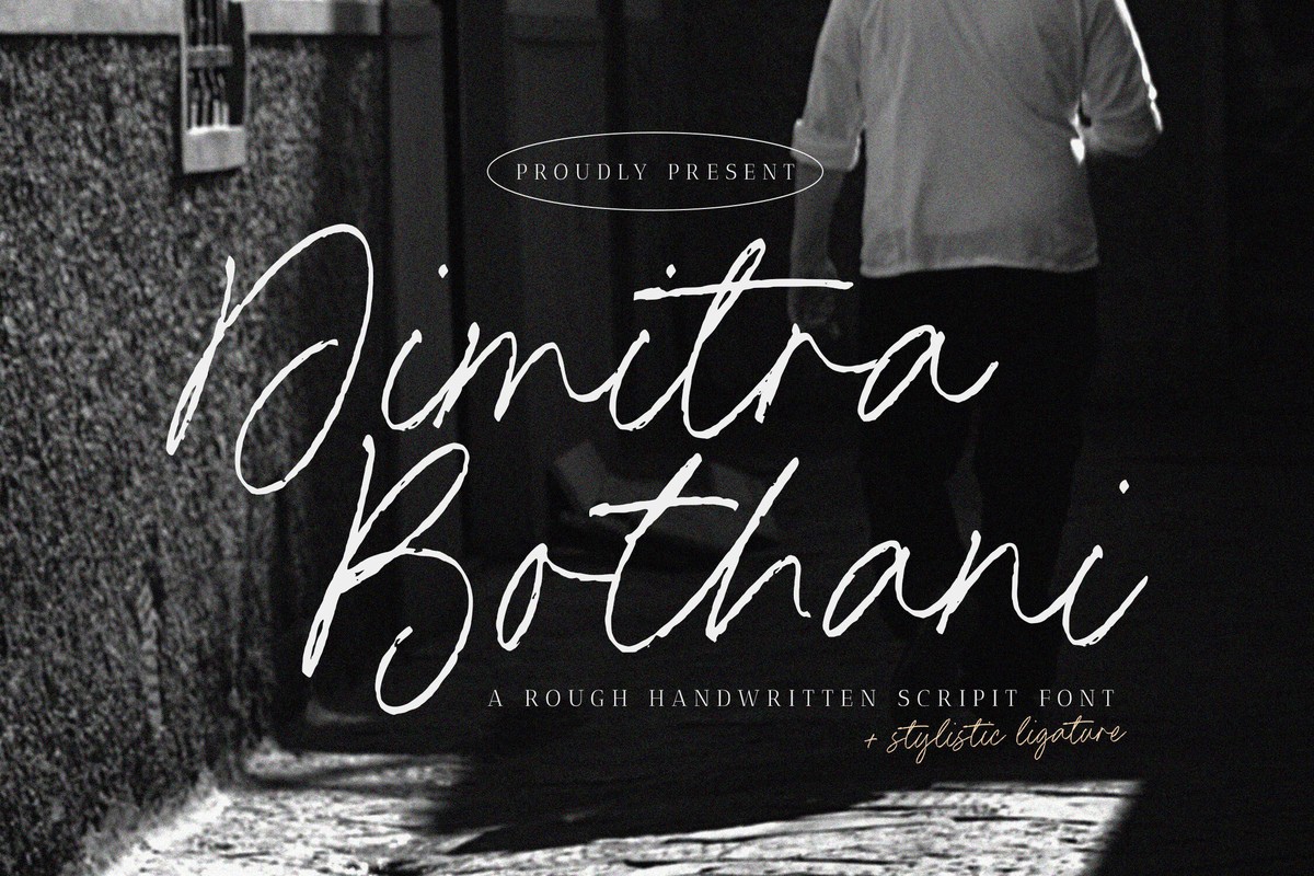 Dimitra Bothani Font preview