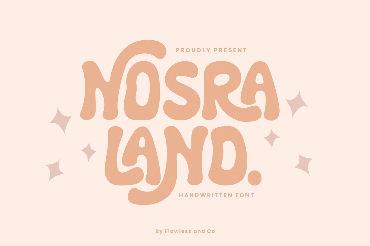 Nosra Land Font preview