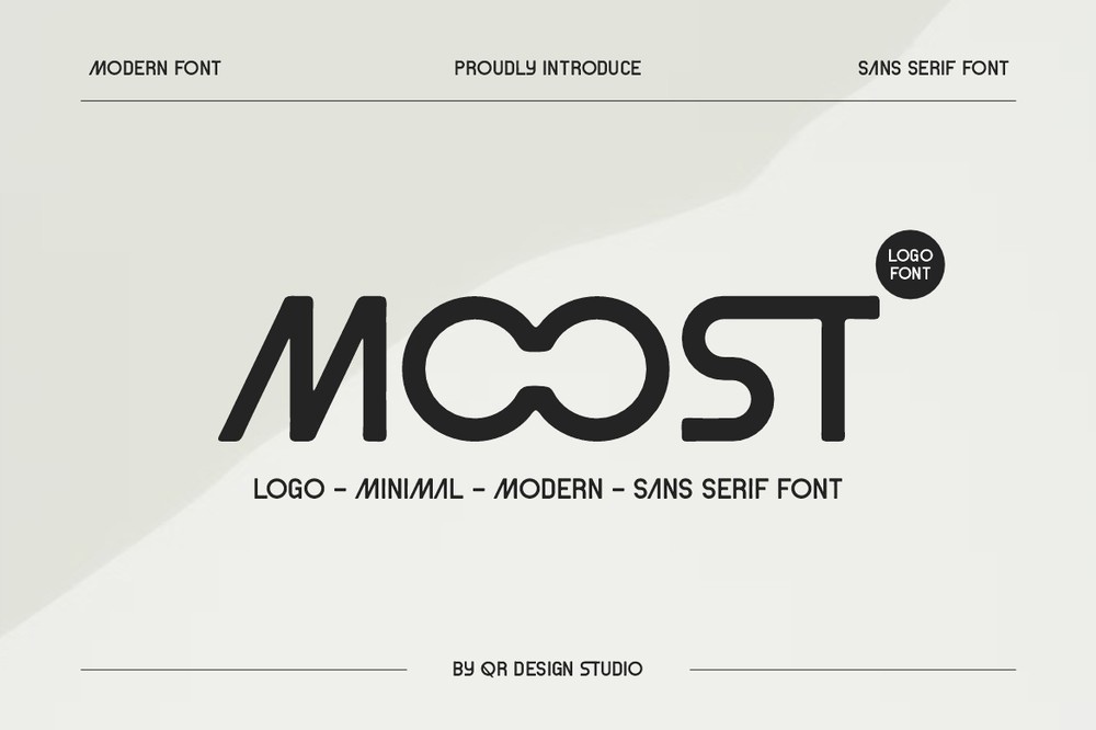 Moost Regular Font preview