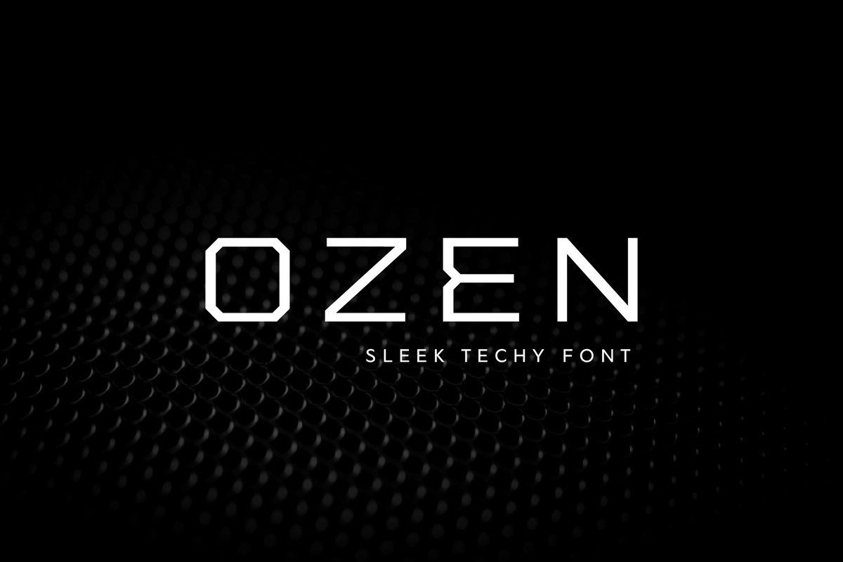 Ozen Regular Font preview