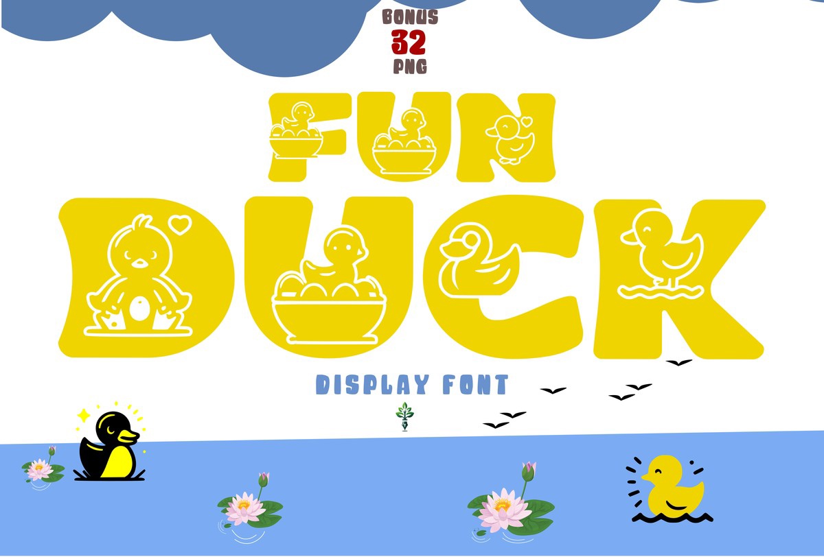 Fun Duck Font preview