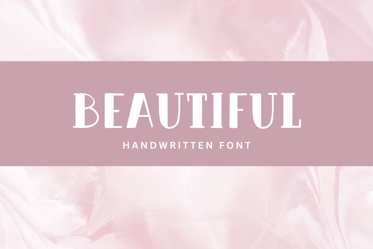 Beautiful Font preview