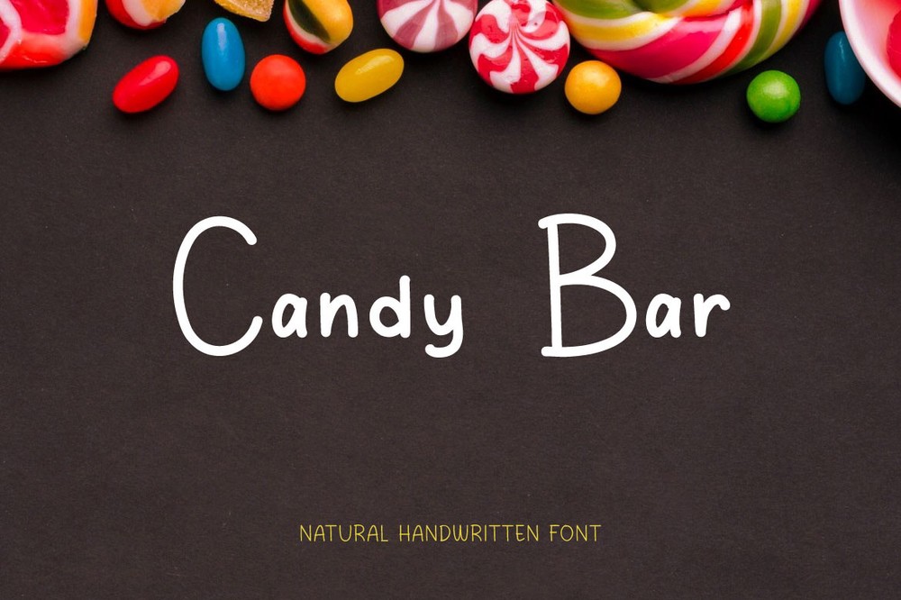 Candy Bar Font preview