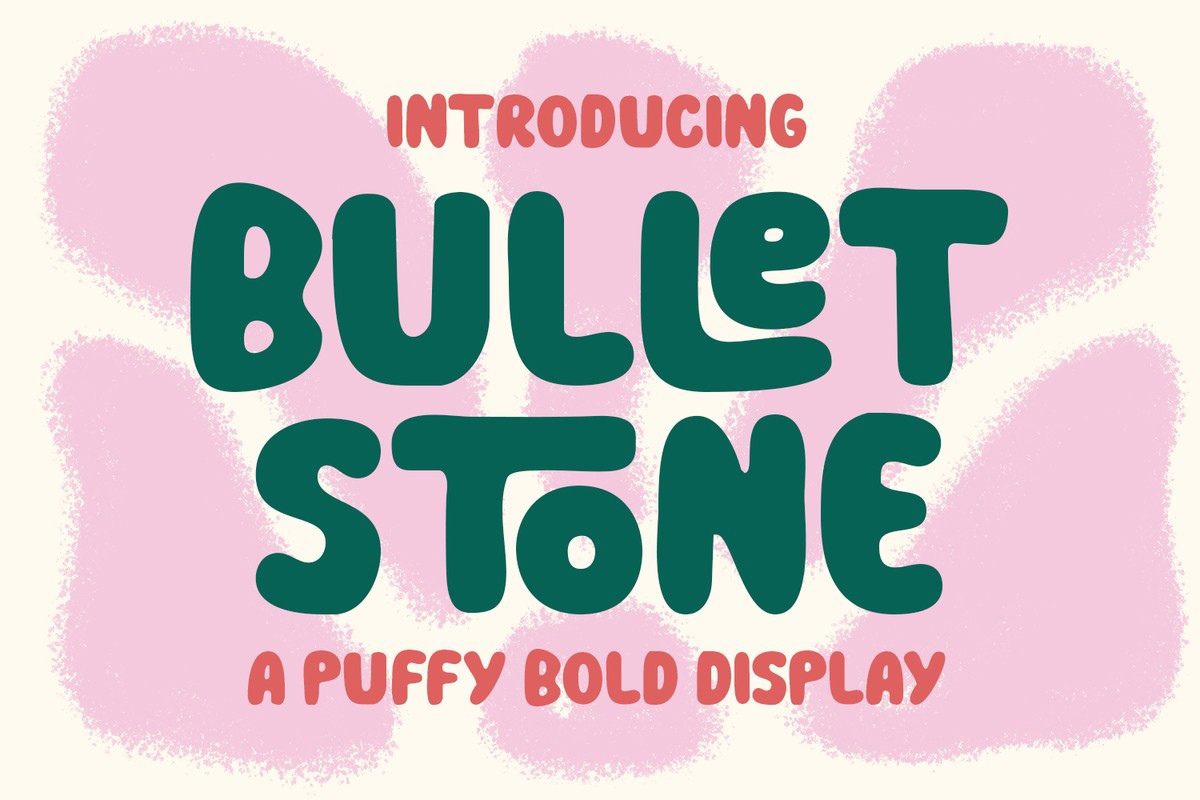 Bullet Stone Font preview