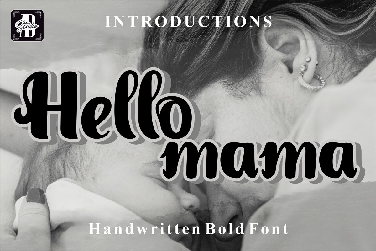 Hello Mama Font preview