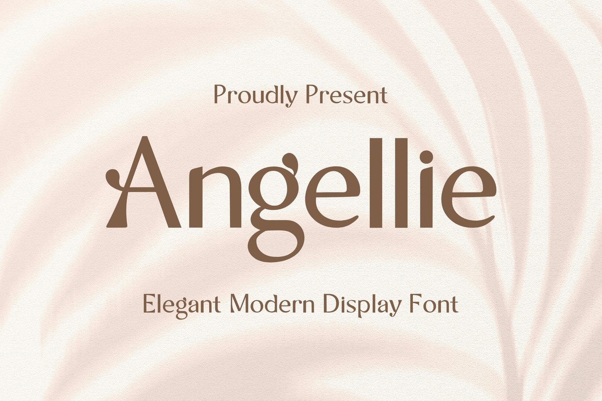 Angellie Regular Font preview