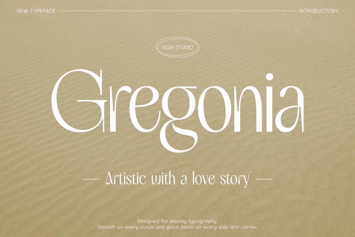 Gregonia Font preview