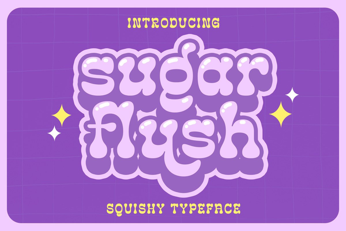 Sugar Flush Font preview