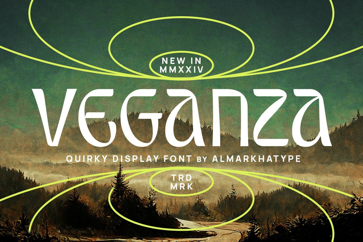 Veganza Font preview