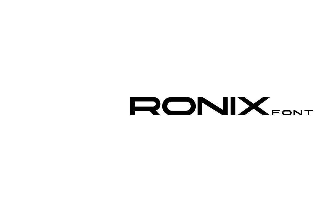 Ronix Bold Font preview