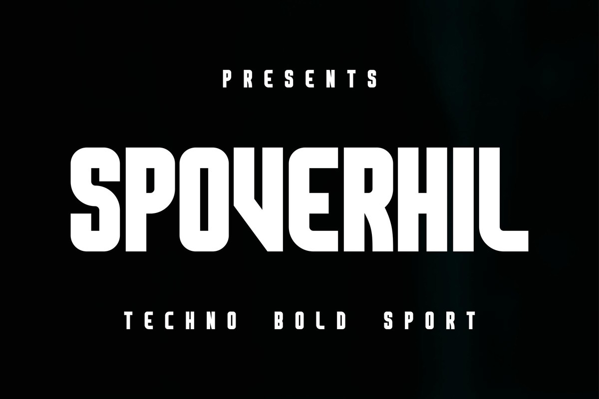 Spoverhil Regular Font preview