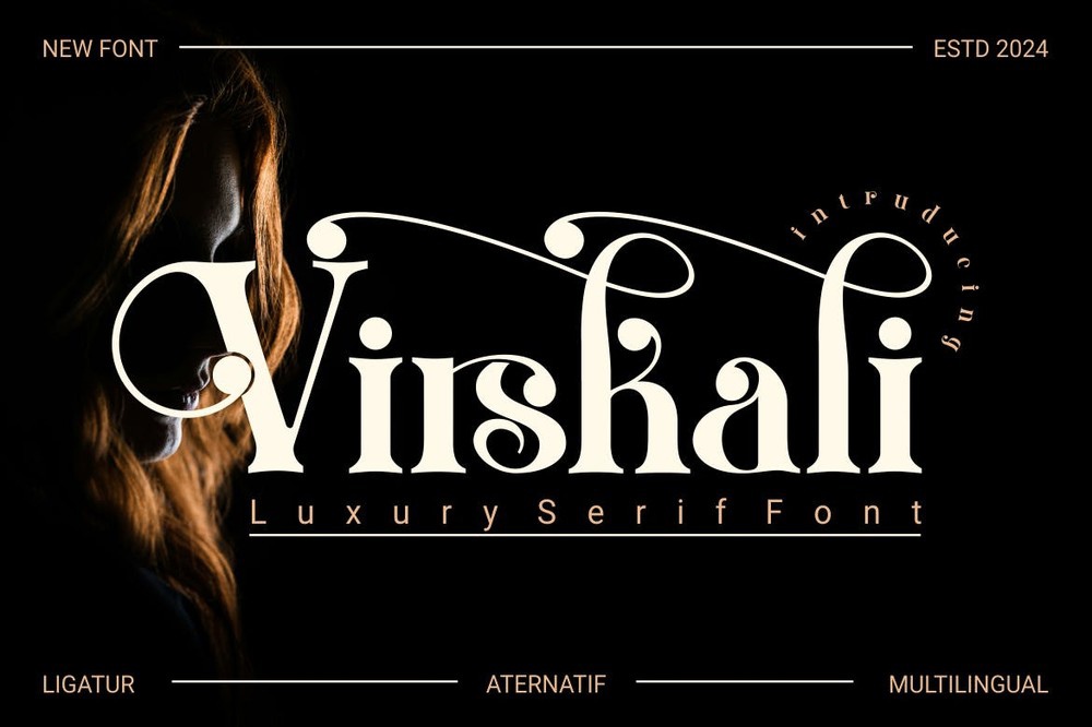 Virskali Font preview