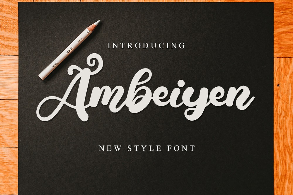 Ambeiyen Font preview