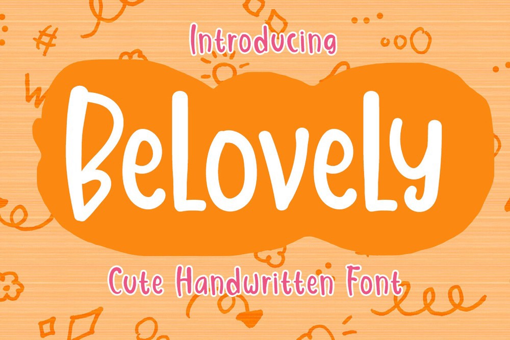 Belovely Font preview