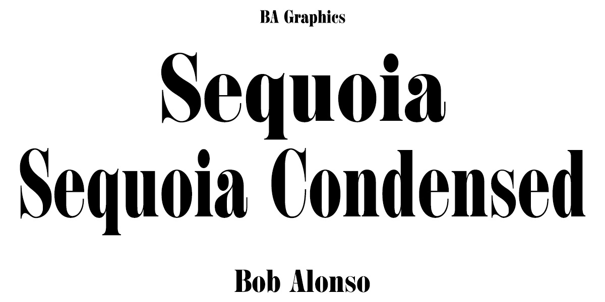 Sequoia Font preview