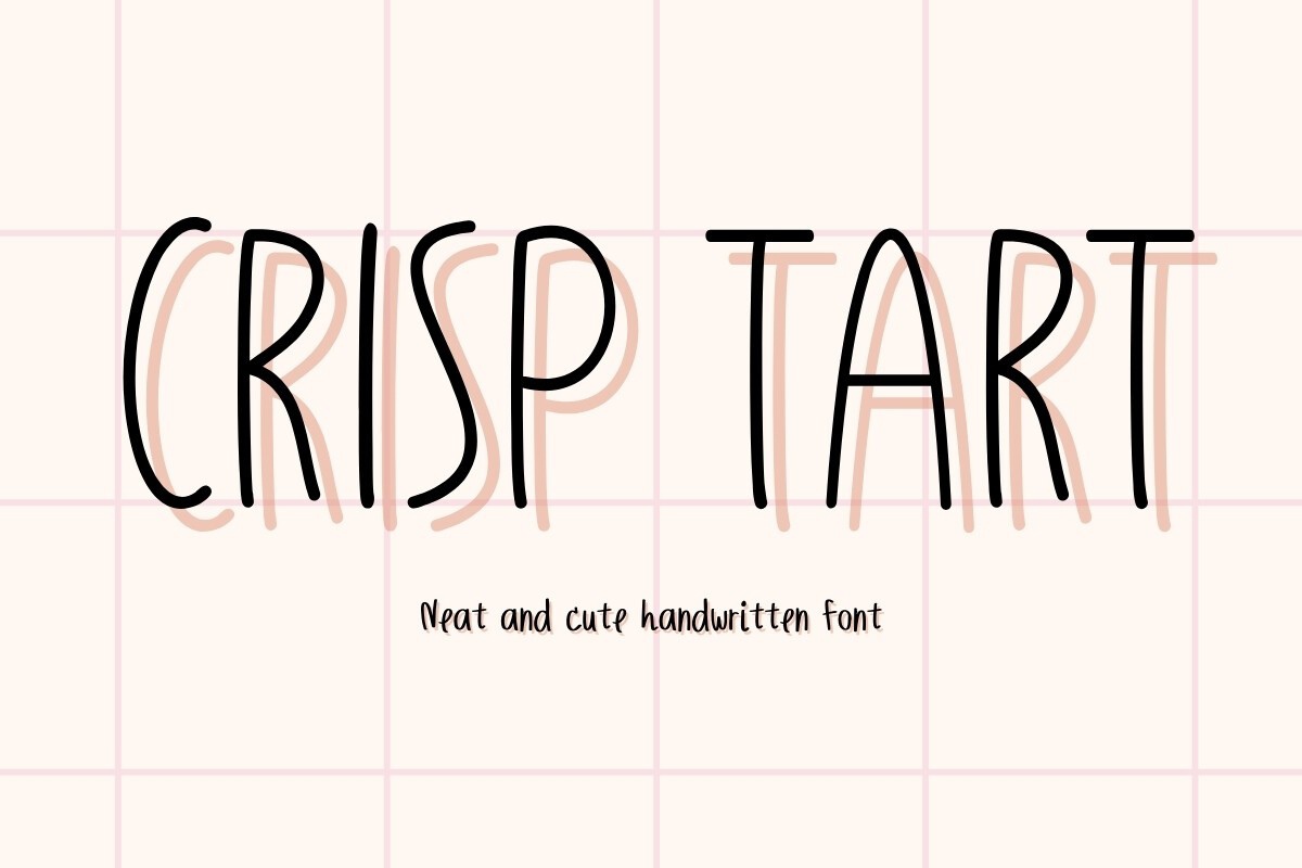 Crisp Tart Font preview