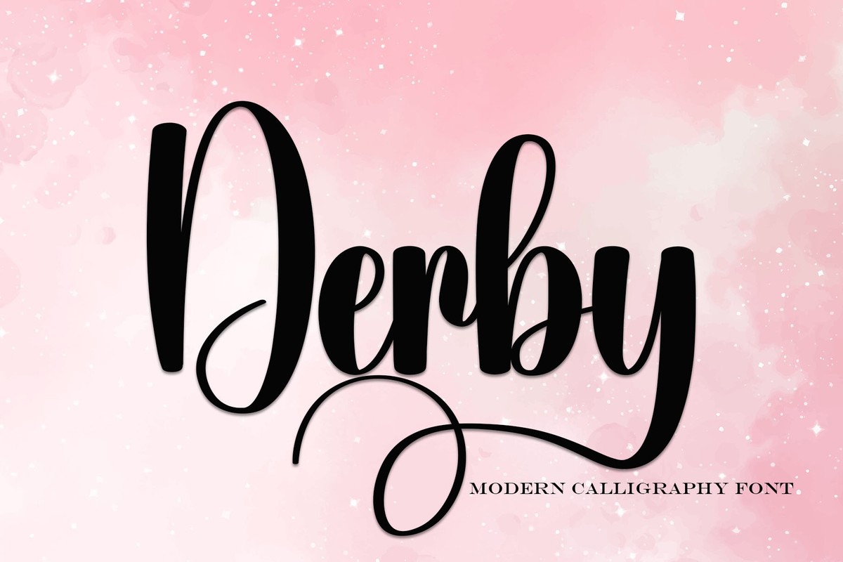 Derby Font preview