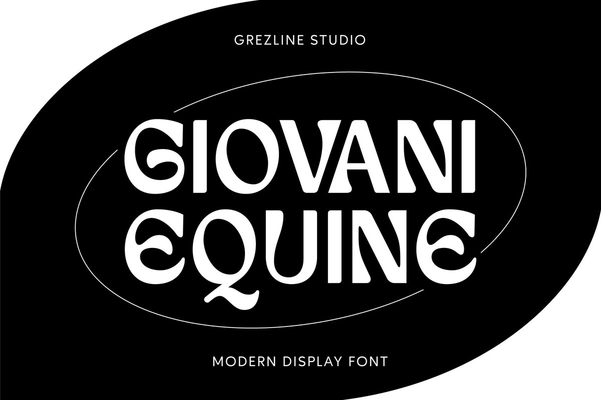 Giovani Equine Font preview