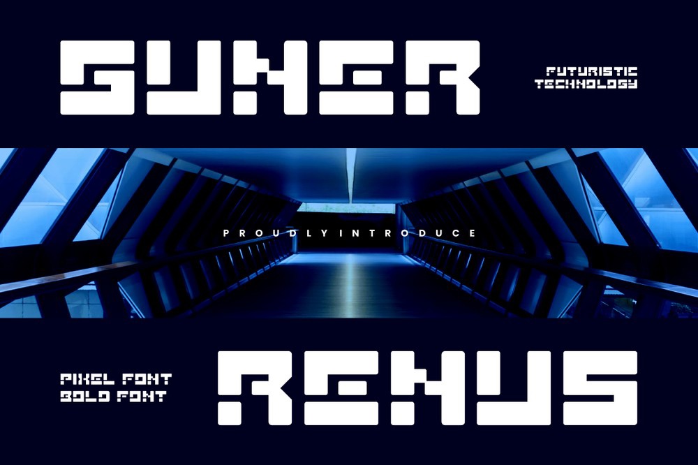 Guner Renus Regular Font preview