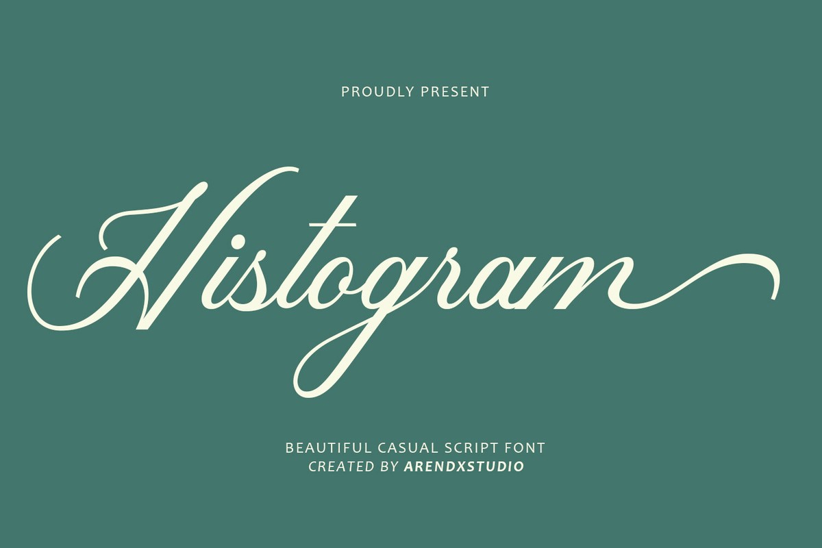 Histogram Font preview