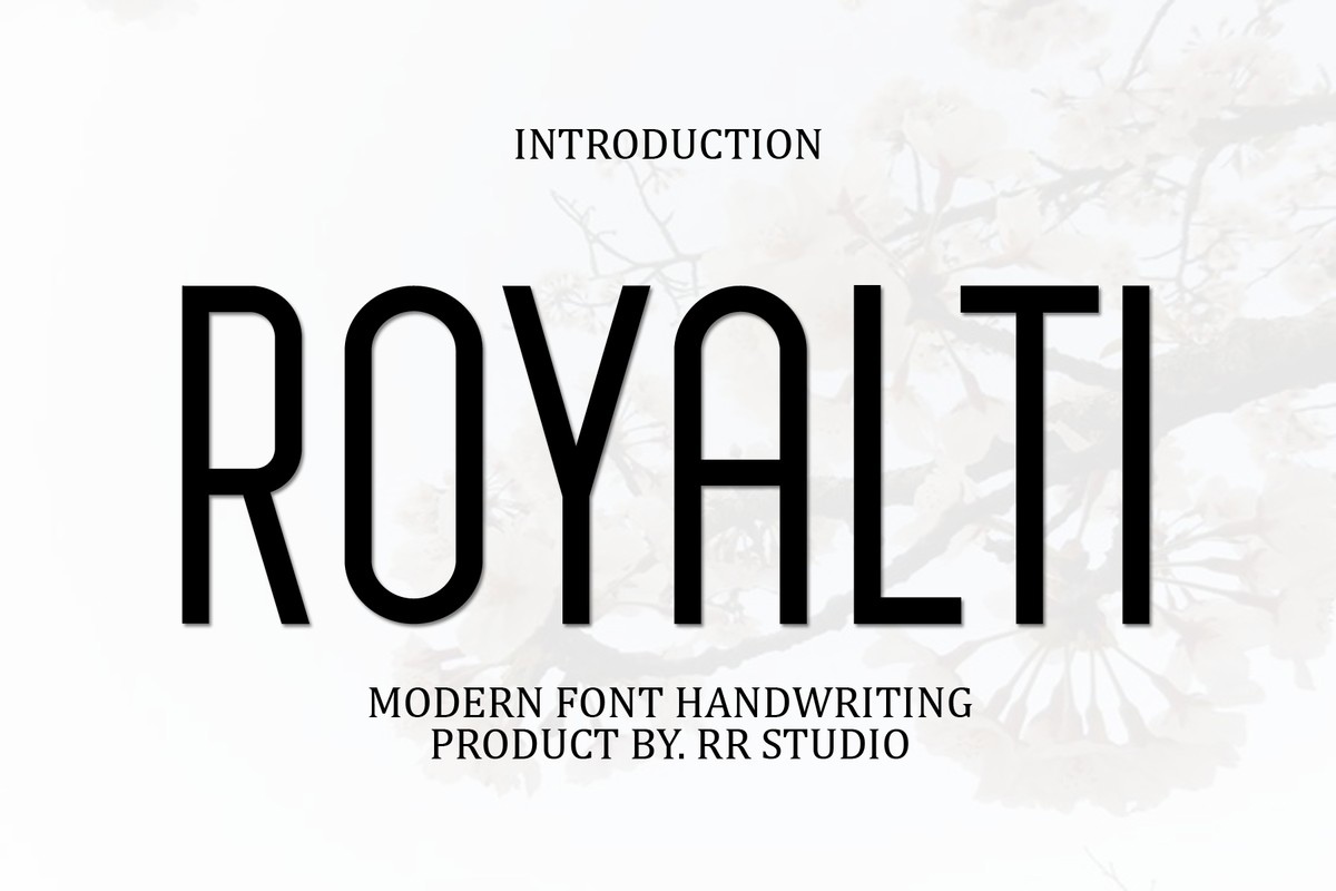 Royalti Regular Font preview