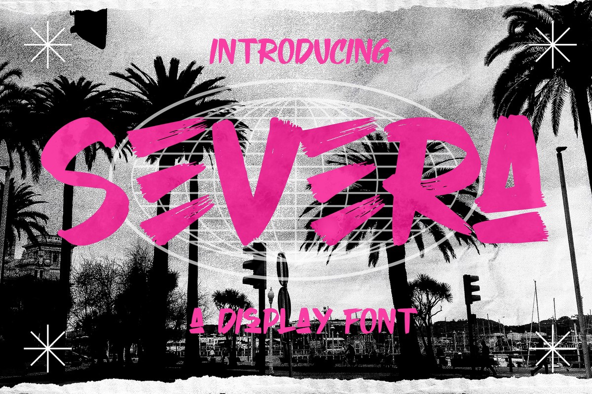 Severa Font preview