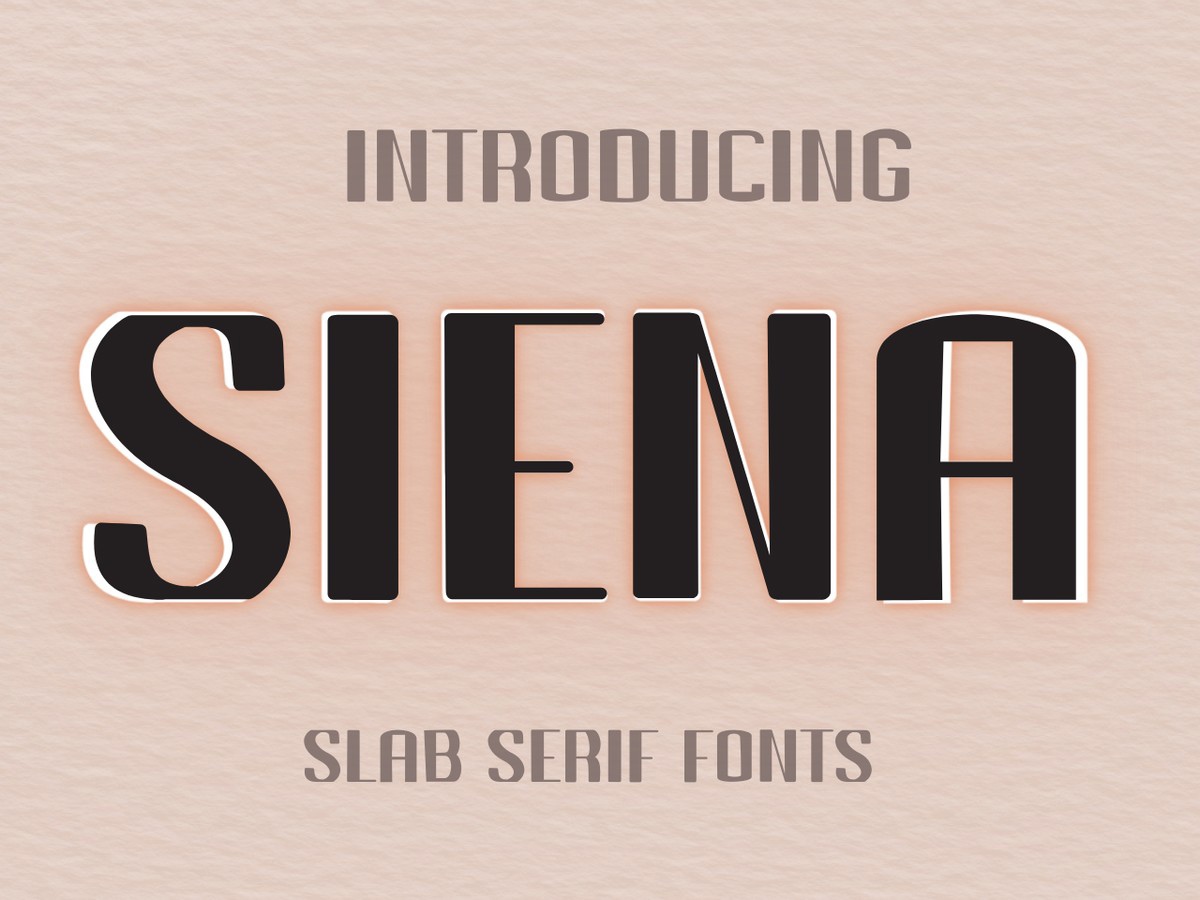 Siena Font preview