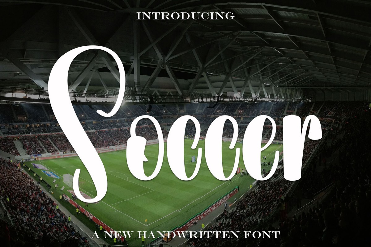 Soccer Regular Font preview