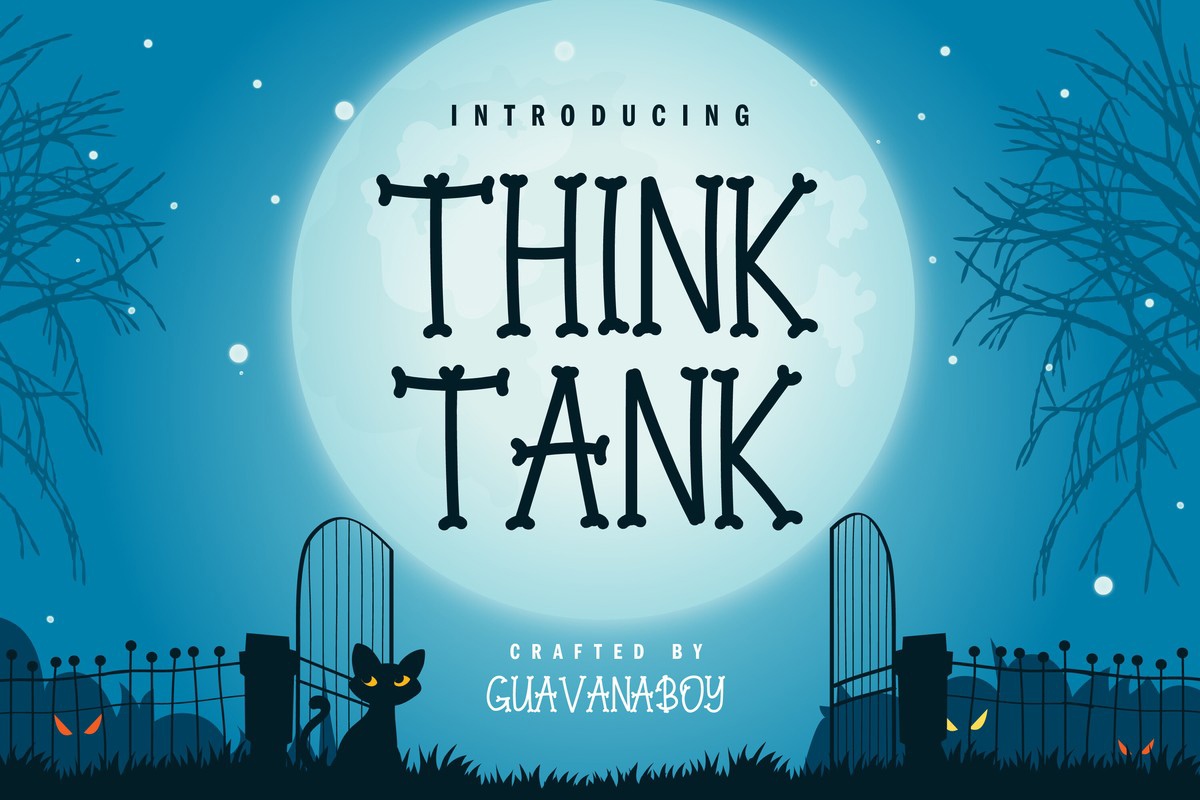 Think Tank Font preview