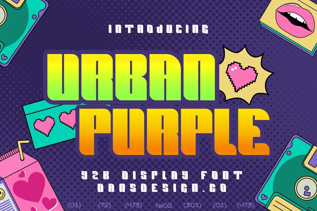 Urban Purple Font preview