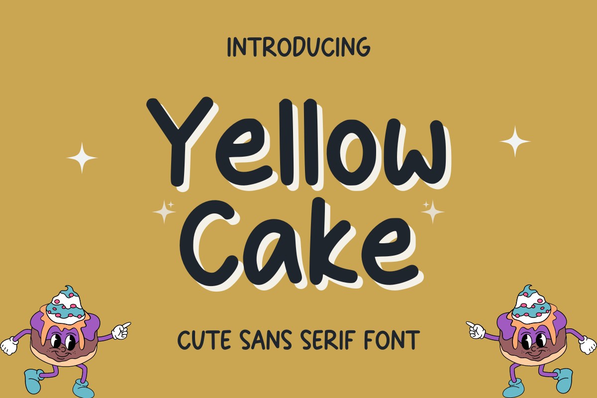 YellowCake Font preview