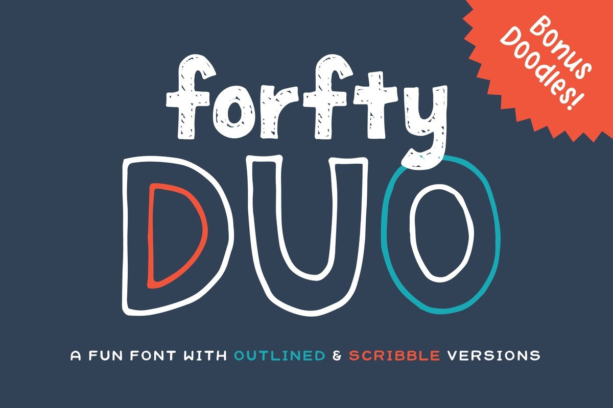 Forfty Duo Font preview