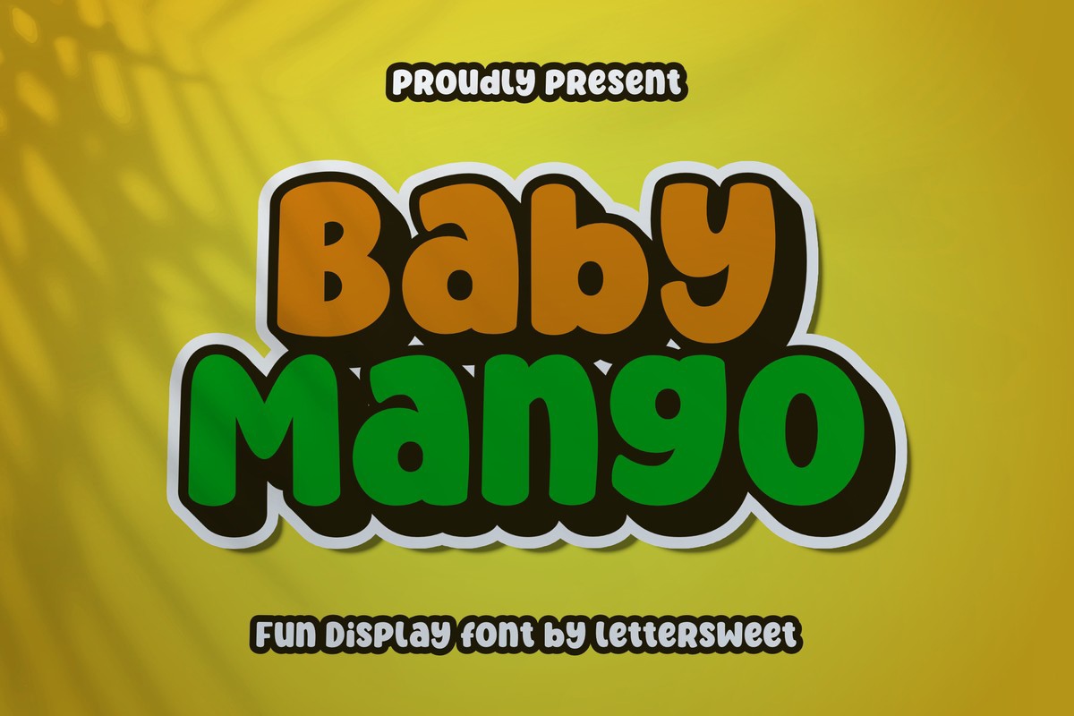 Baby Mango Font preview