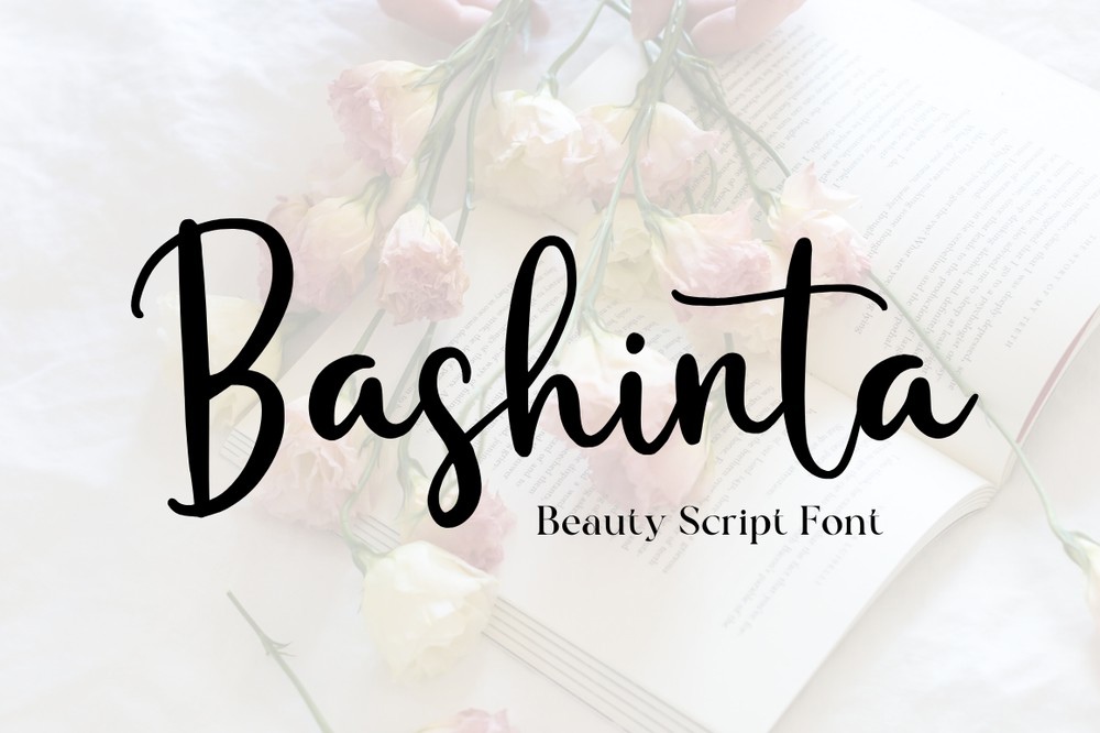 Bashinta Font preview