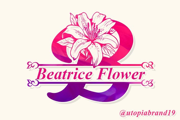 Beatrice Flower Font preview