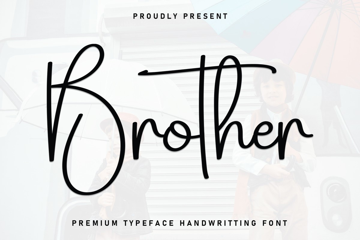 Brother Font preview